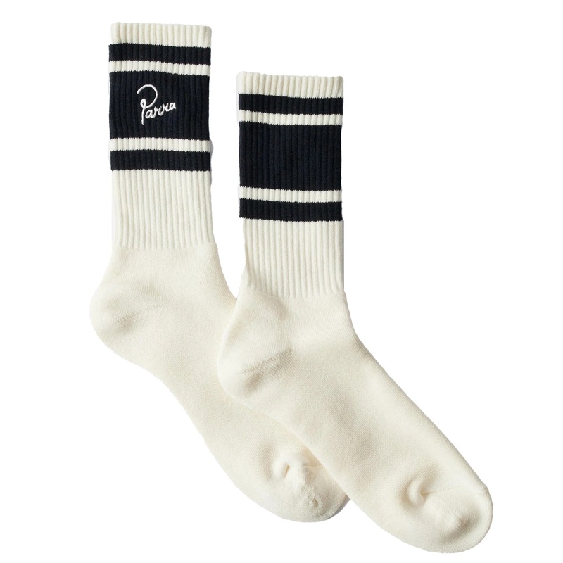 Parra Crew Socks White