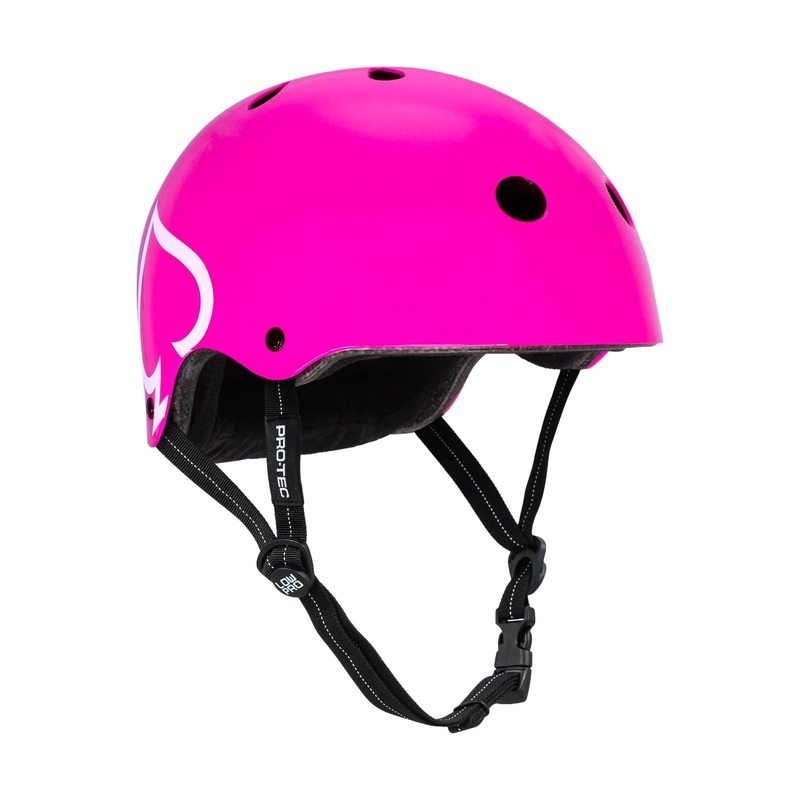 Protec Low Pro Certified Matte Pink Gloss Helmet XS-S
