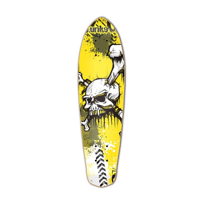 Punked Micro Cruiser YSkull  Deck Deck