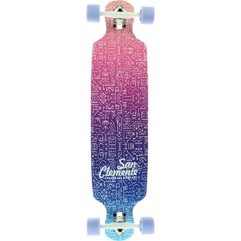 San Clemente Tribal Double Drop 39″ Longboard Complete Complete