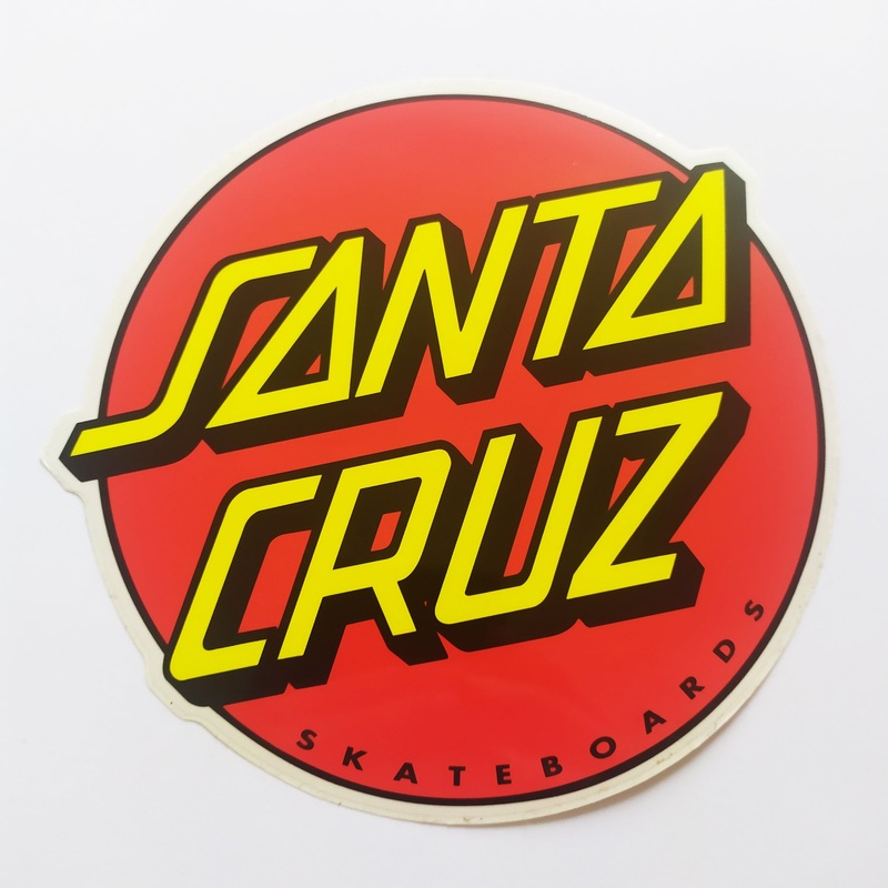 Santa Cruz – Classic Dot Large Skateboard Sticker