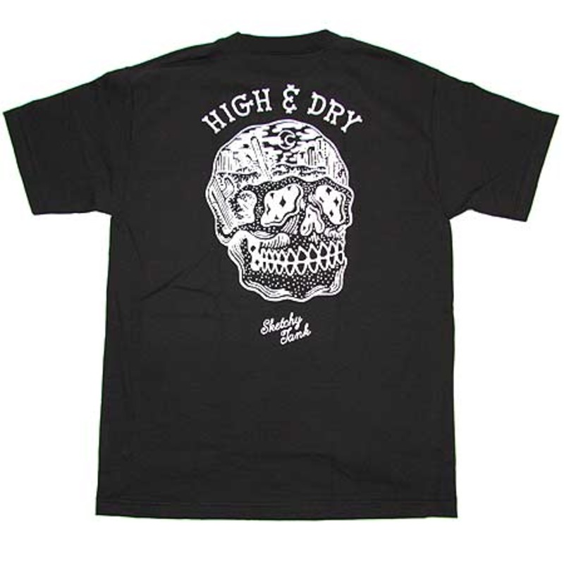 Sketchy Tank High & Dry T Shirt Black Medium