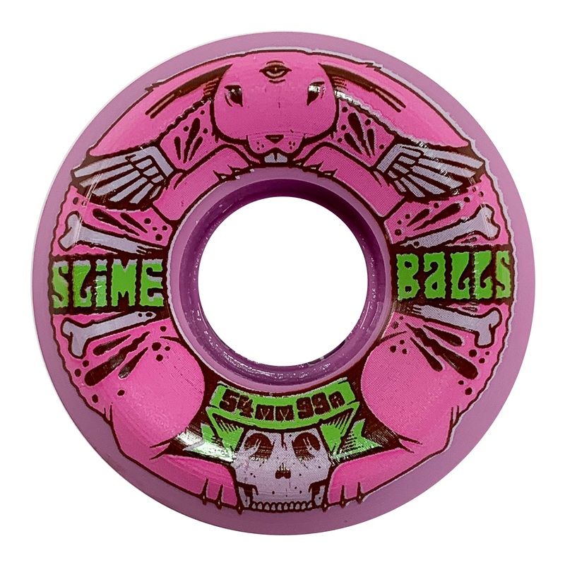 Slime Balls – 54mm – 99a J. Fish Bunny Speed Balls – Pink
