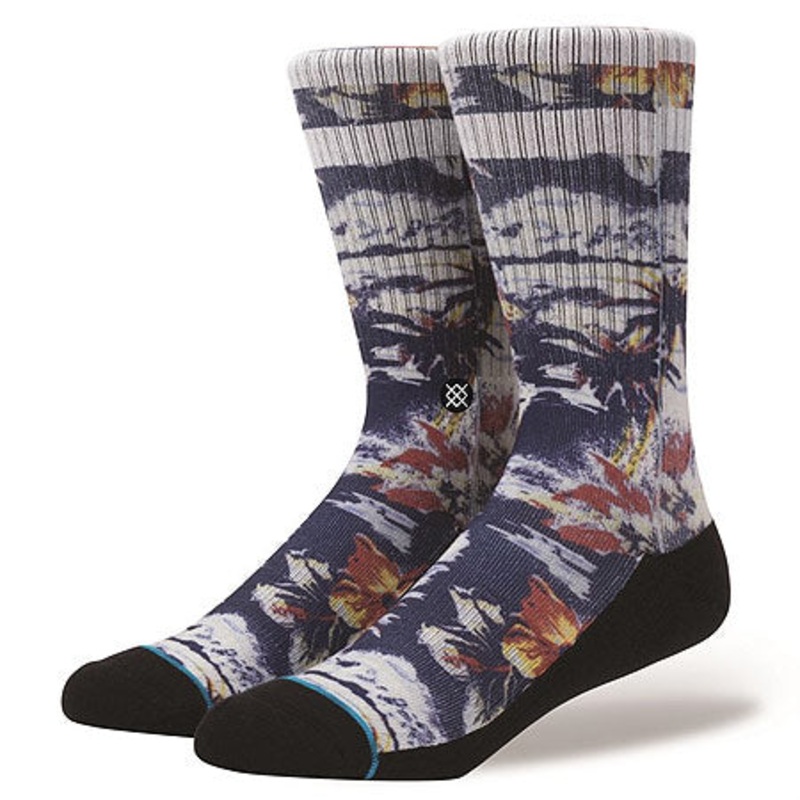 Stance Leward Crew Socks Navy Large