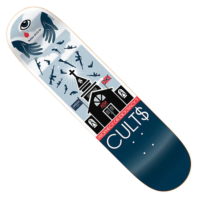 Strangelove x Don Pendleton Cults Deck White Dip 8 x 31.6 WB:14