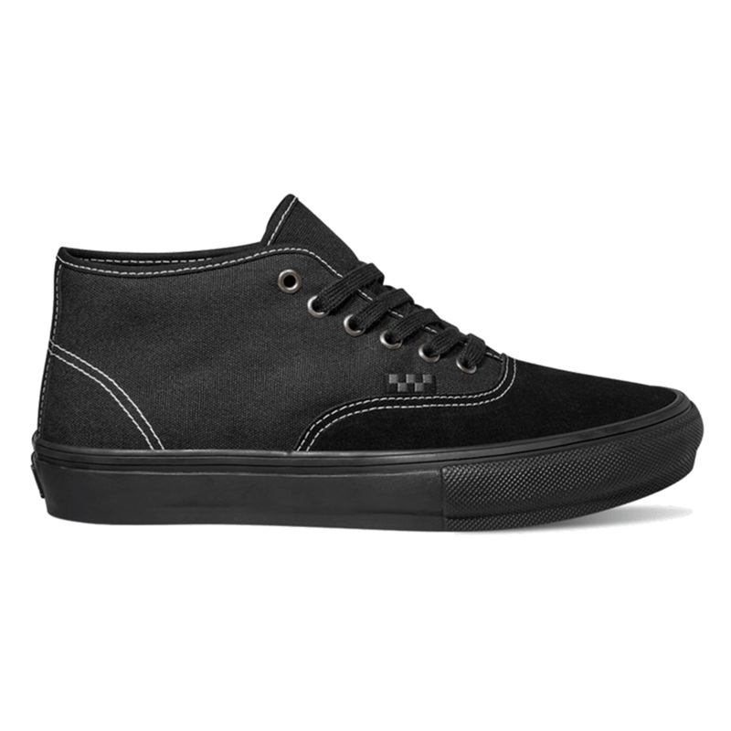 Vans Skate Authentic Mid Blackout 8