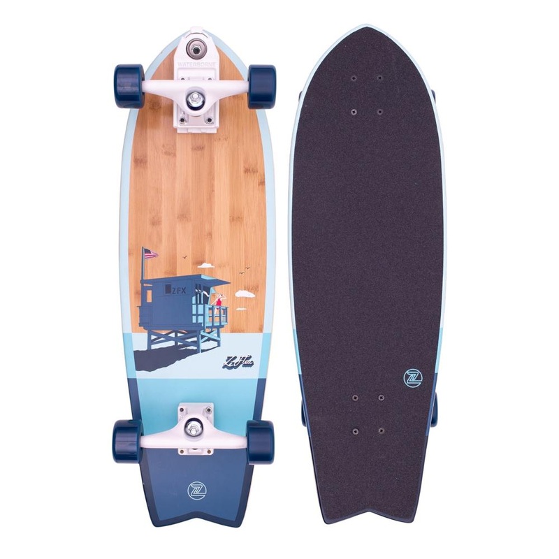 Z-Flex Bamboo Fishtail 31″ Surfskate Longboard