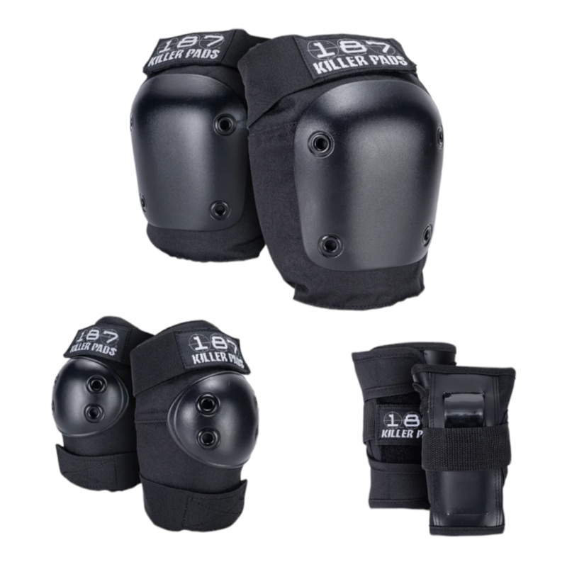 187 KILLER PADS KIDS PAD SIX PACK BLACK Kids