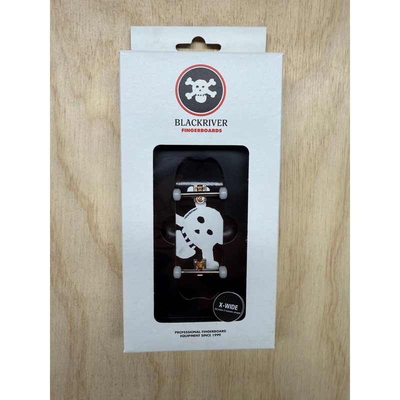 Blackriver Pro Complete Fingerboard – New Skull White 33.3mm