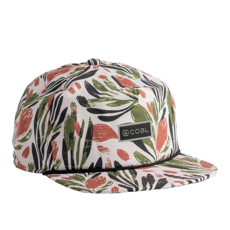 Coal Pontoon Hat Hand Floral Khaki