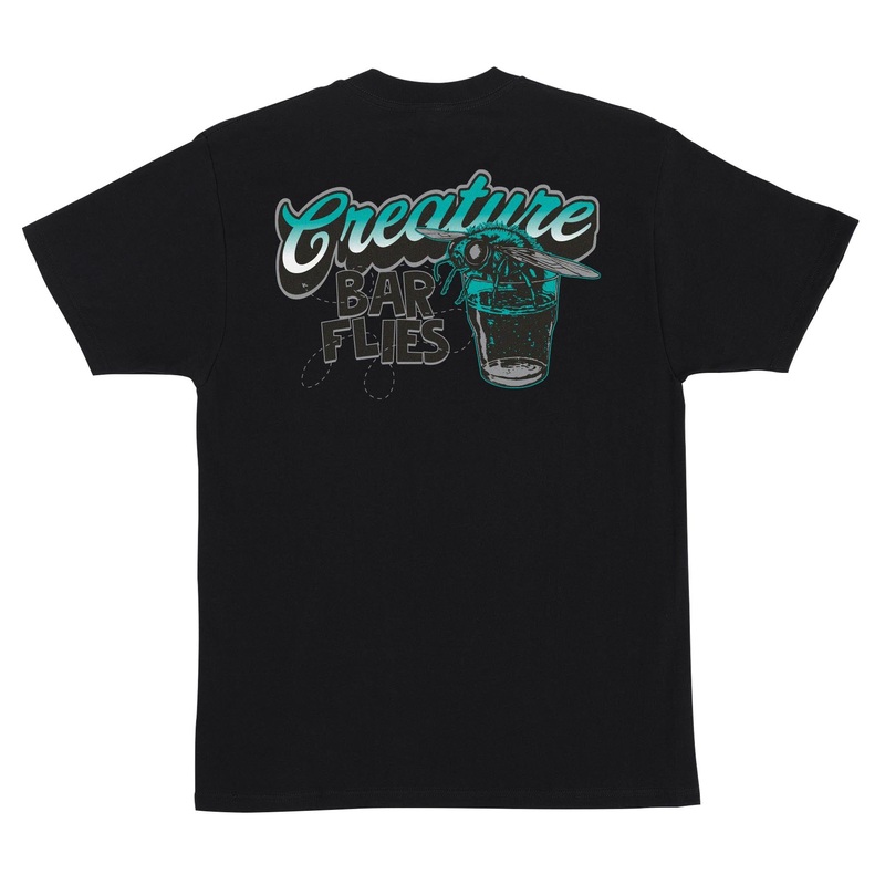 Creature Barfly T-Shirt Small Black