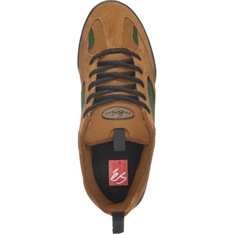 eS QUATTRO (Brown/Green) Skate Shoes M 8