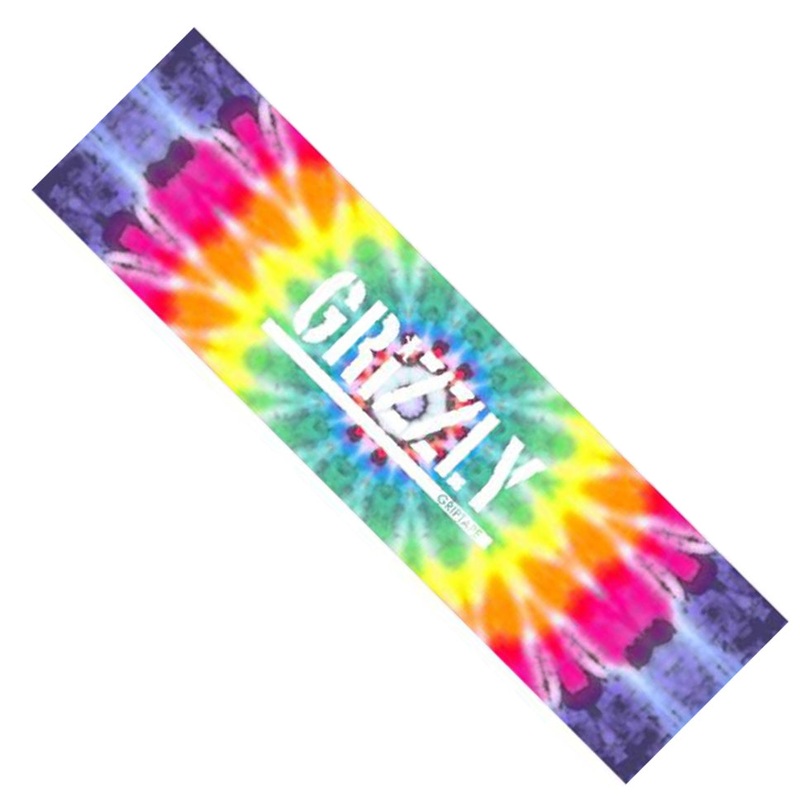 Grizzly Dye Tryin Graphic Griptape Pink/ Blue 9×33