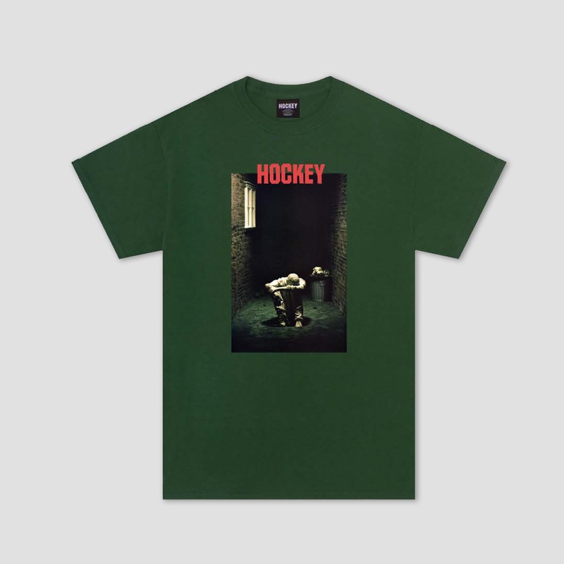 Hockey Still Missing T-Shirt Dark Green Small