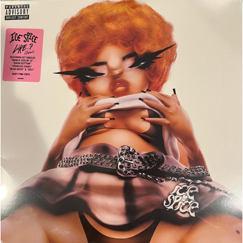Ice Spice  Like..? (Deluxe) Pink Color Vinyl LP Record