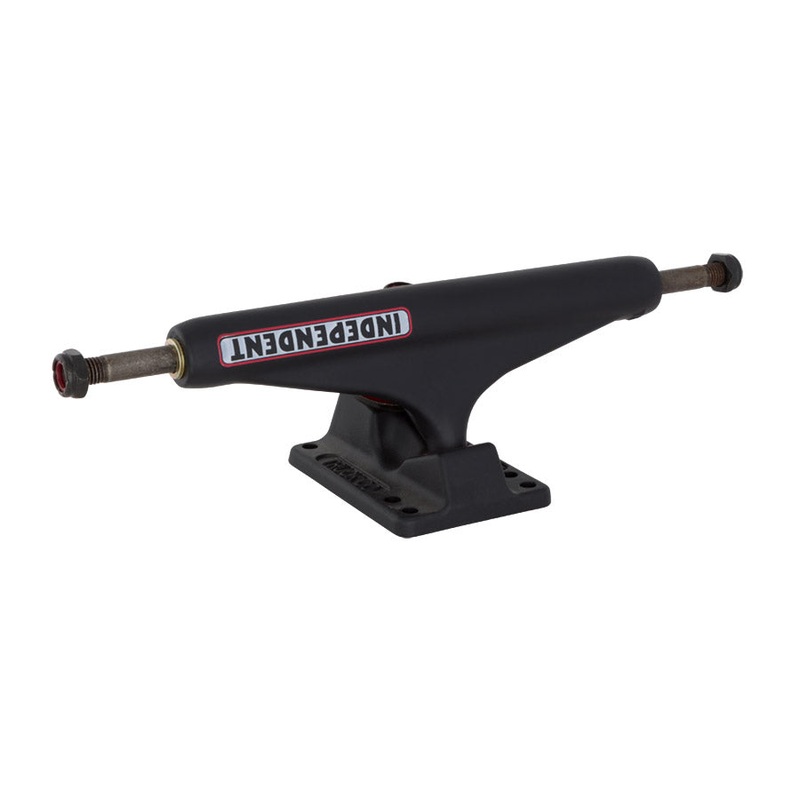 Independent Stage 11 Bar Flat Black Skateboard Trucks 139mm (8″)