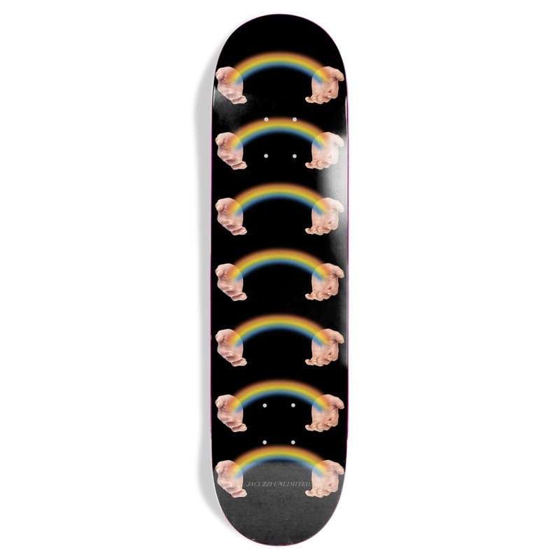 Jacuzzi Rainbow Hands Jet Ski 8.5″ Skateboard Deck