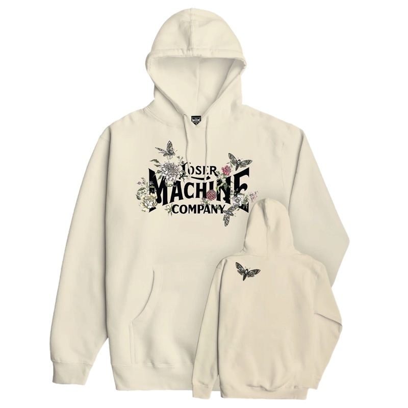 LOSER MACHINE DEATH MOTH HOODIE M