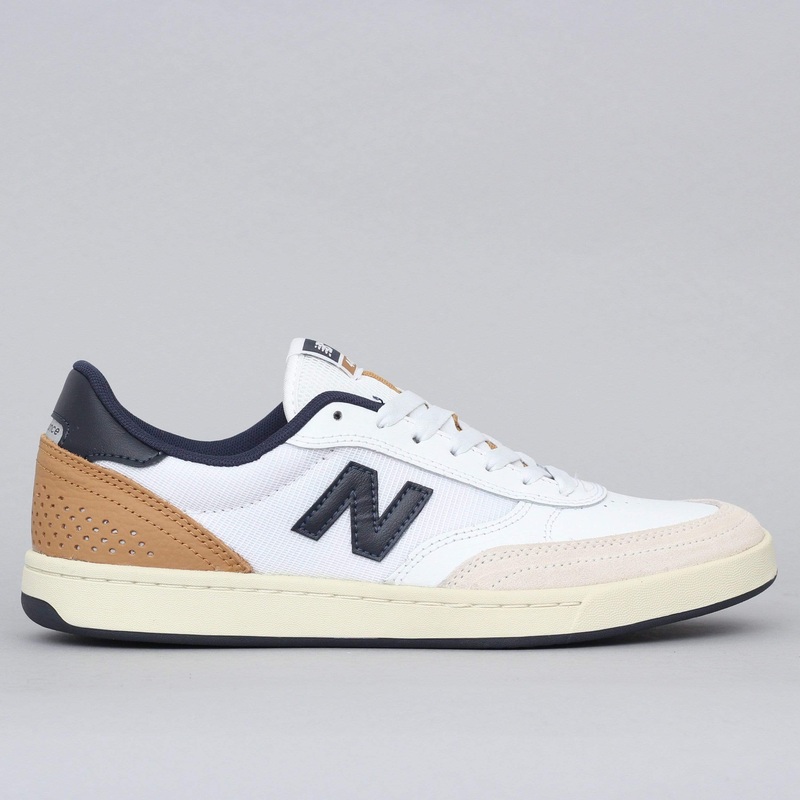 New Balance 440 Shoes White / Navy UK7
