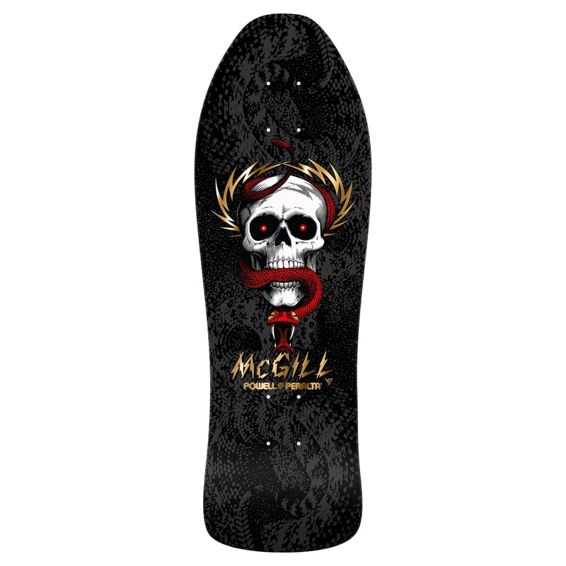 Powell Peralta Bones Brigade Series 16 McGill Black Deck 10.0