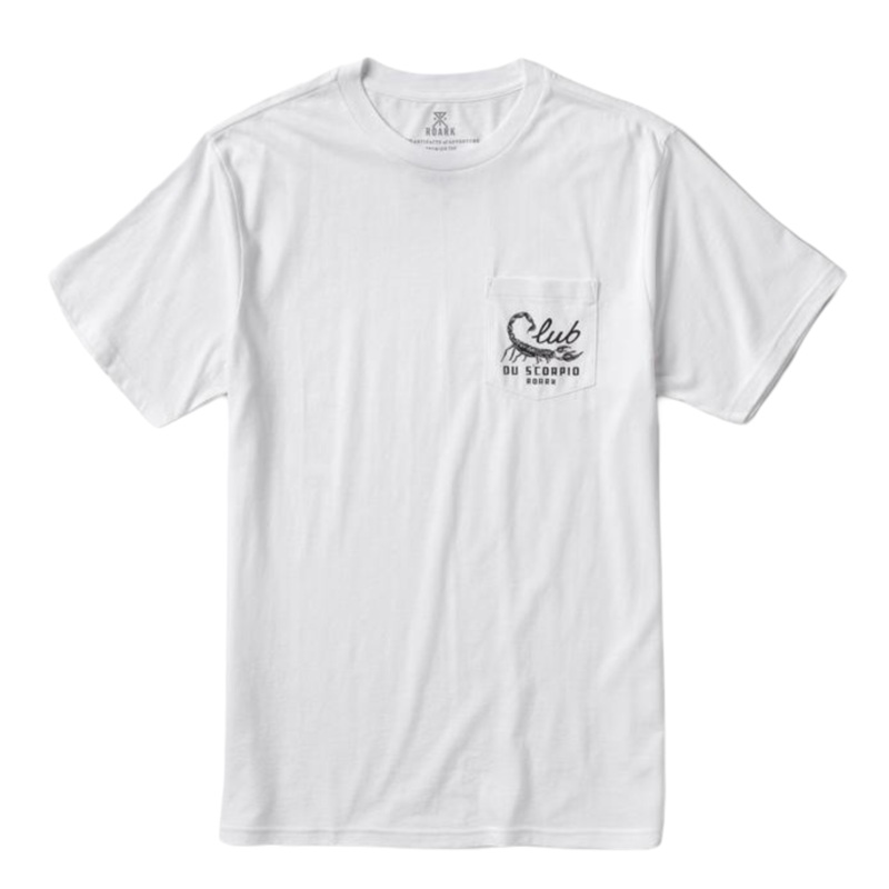 ROARK CLUB SCORPIO PREMIUM POCKET TEE OFF WHITE S