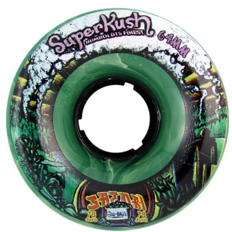 Satori Super Kush 78a Cruiser Wheels Green 64mm