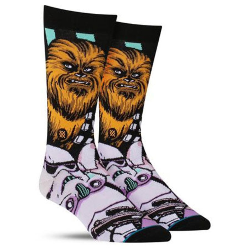 Stance Star Wars Warped Chewbacca Socks Black Large