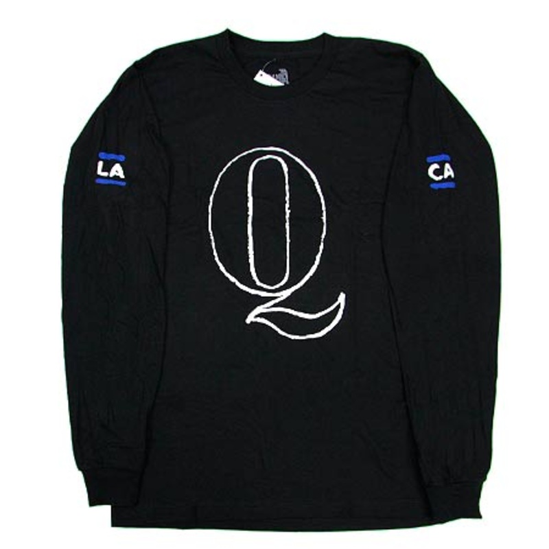 The Quiet Life Big Q Long Sleeve T Shirt Black Small