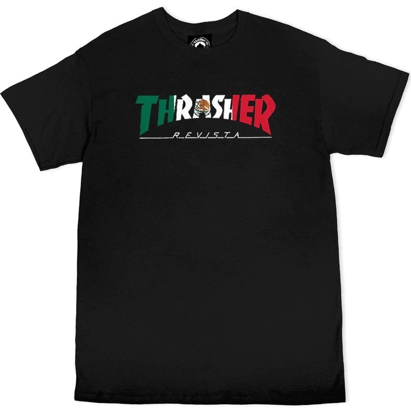 Thrasher Mexico T Shirt Black S
