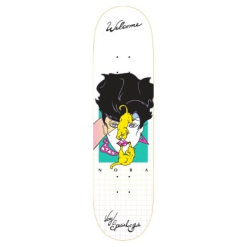 WELCOME NORA VASCONCELLOS SPECIAL EFFECTS 8.25″ SKATEBOARD DECK