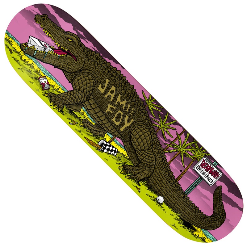 Deathwish Jamie Foy Deerfield Mascot Deck Multicolor 8.25 x 31.6 WB:14
