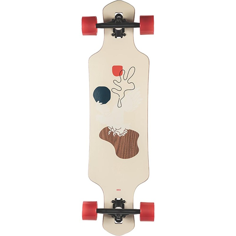 Globe Geminon Walnut/Cockatoo 35″ Drop Through Longboard Complete