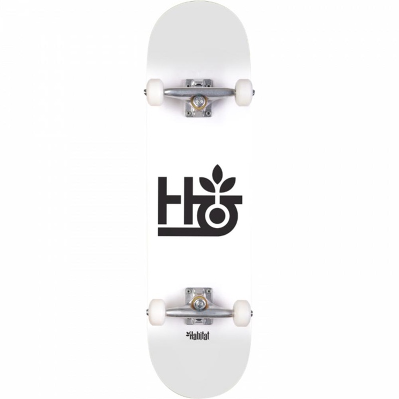 Habitat Pod 8.0″ White Skateboard