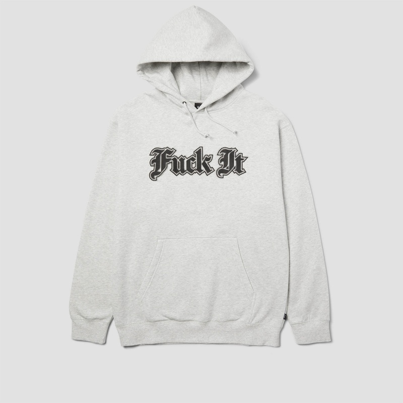 Huf Ives Pullover Hoodie Ash Small
