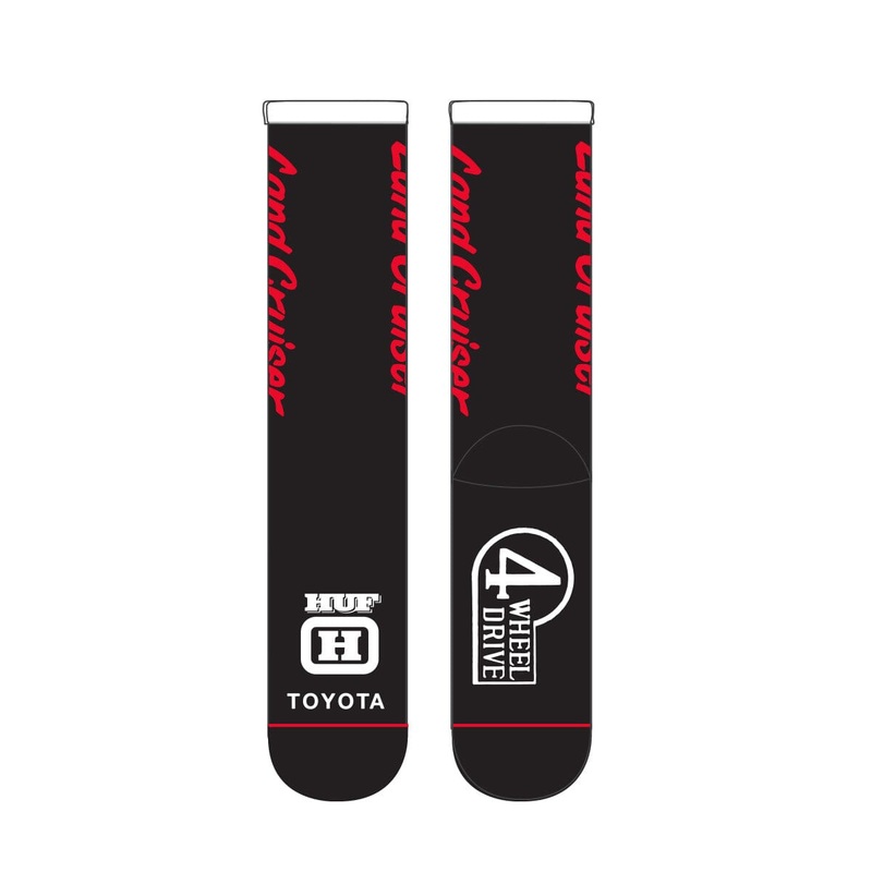 HUF x Toyota Land Cruiser Socks Black