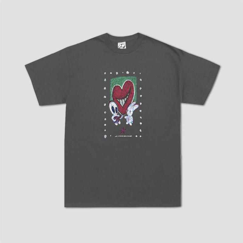 Limosine Heart Throb T-shirt Charcoal Small