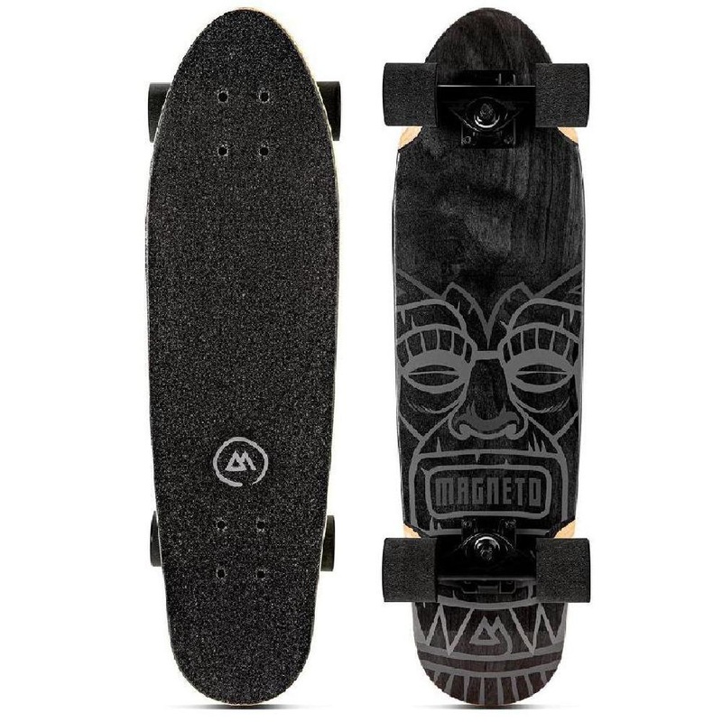 Magneto Tiki 27″ Mini Cruiser Longboard Skateboard Complete