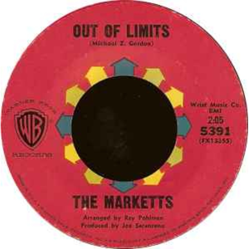 Marketts, The  Out Of Limits Vinyl 7″ Record *Used 1963 Release*