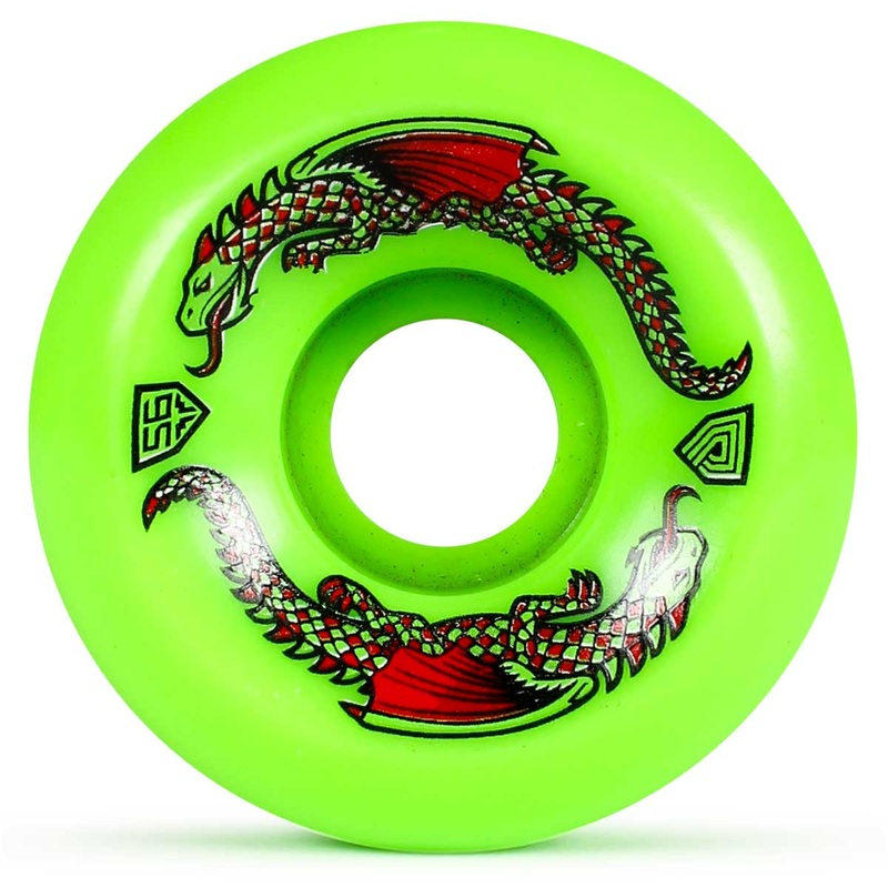 Powell Peralta Wheels “Dragon Formula- Green” 93A- Assorted Size Wheels V1-53MM