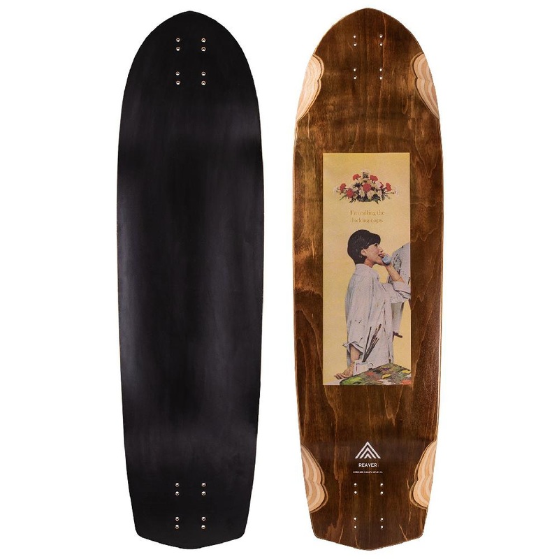 Prism Reaver 34″ Cop Caller Series Longboard Deck Deck