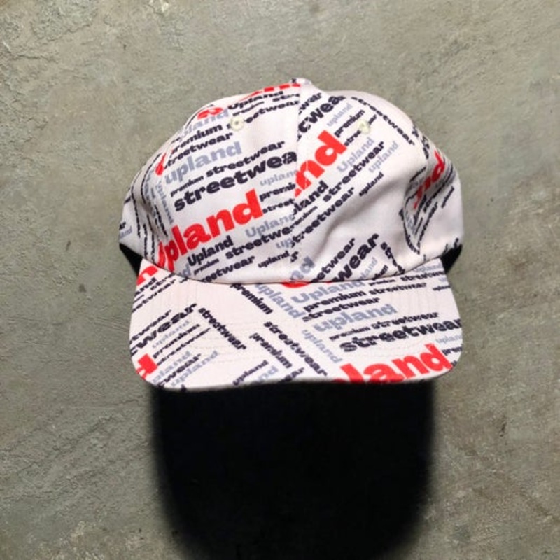 Upland Clothing Co. – Letter Strapback Hat – Cream