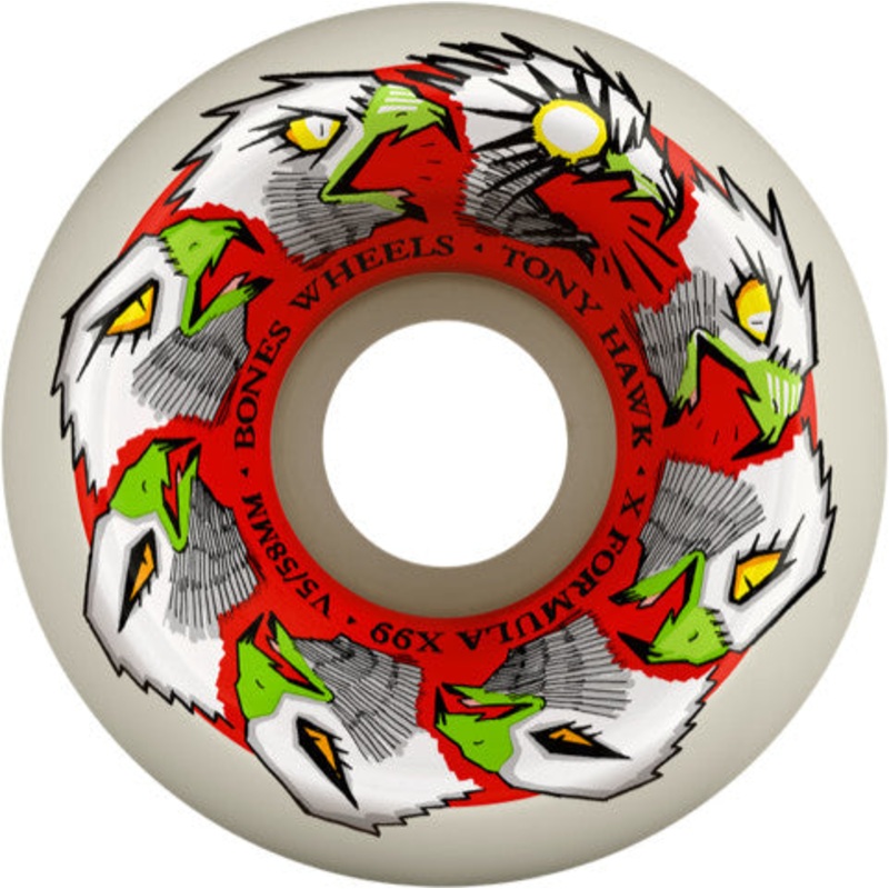 X-Formula Skateboard Wheels Hawk Animation V5 Sidecut 99a 60mm