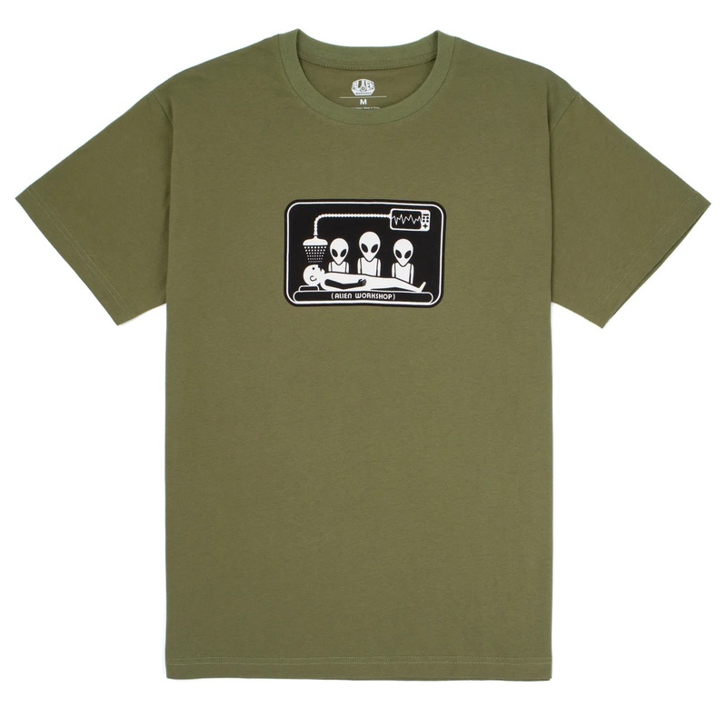 Alien Workshop Abduction T-Shirt Olive Small