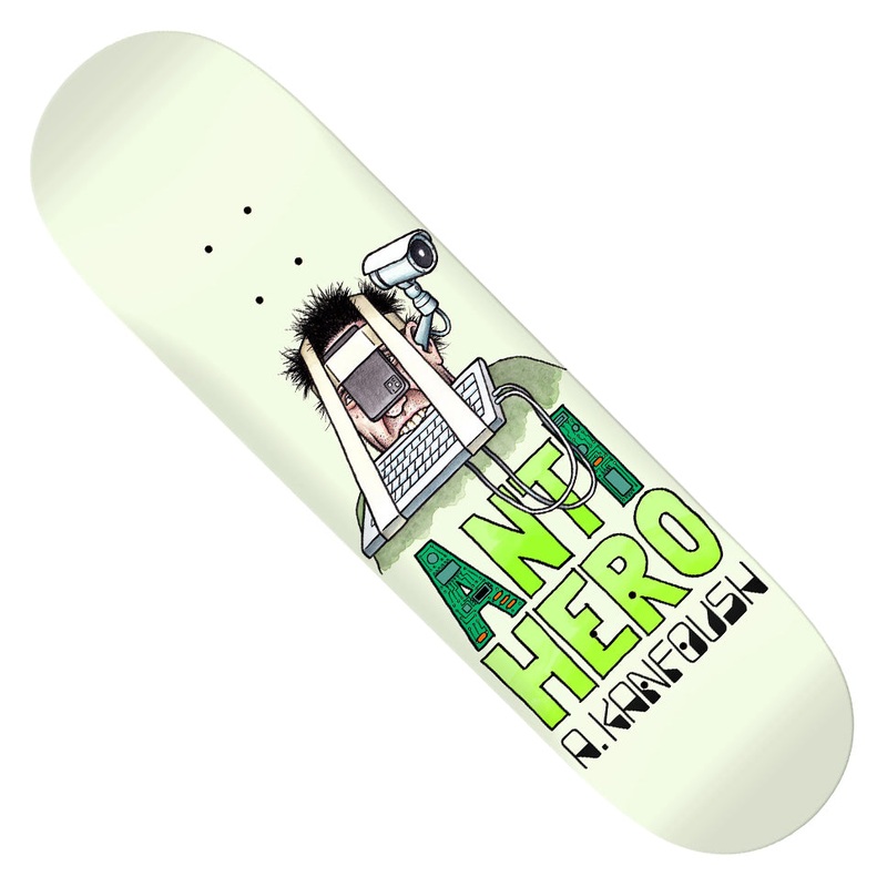 Anti-Hero Austin Kanfoush Anti Intelligience Deck Multicolor 8.4 x 32 WB:14.25