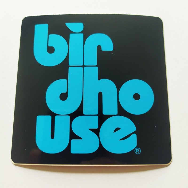 Birdhouse Skateboards Stacked Skateboard Sticker – Blue/Black