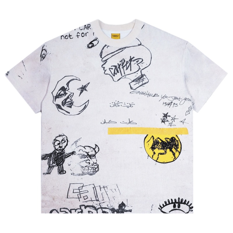 Carpet Company Scrapbook T Shirt White Medium