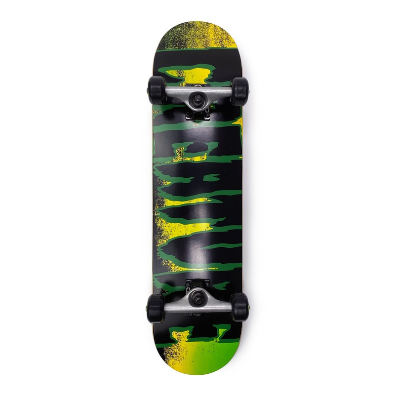 Creature Complete Logo Scan Skateboard Black / Green – 7.75″