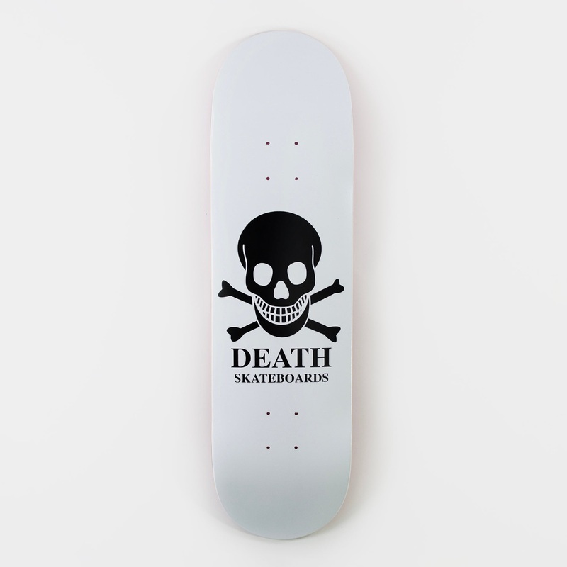 Death 8.375″ OG Skull Deck – White 8.375