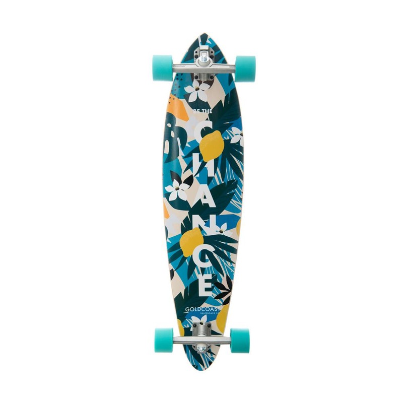 GoldCoast Be The Change 37″ Pintail Longboard Complete