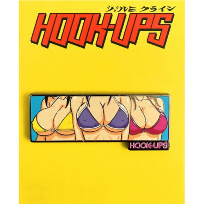 Hook-Ups 3 Girls Enamel Pin
